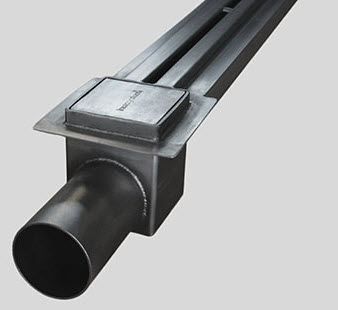 Schlitz-Abflussrinne - C1 2025  - Inoxsystem S.r.l. - Edelstahlgitter / bodenstehend