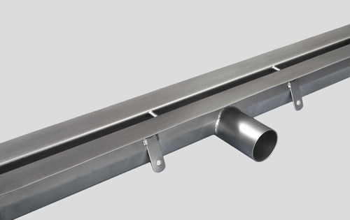 Abflussrinne / zentrale Schlitz - 0450 - Inoxsystem S.r.l. - Edelstahlgitter / bodenstehend