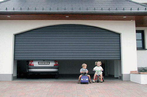 Sektionale Garagentür - VIDOK - Roll / Aluminium / Polyurethanschaum