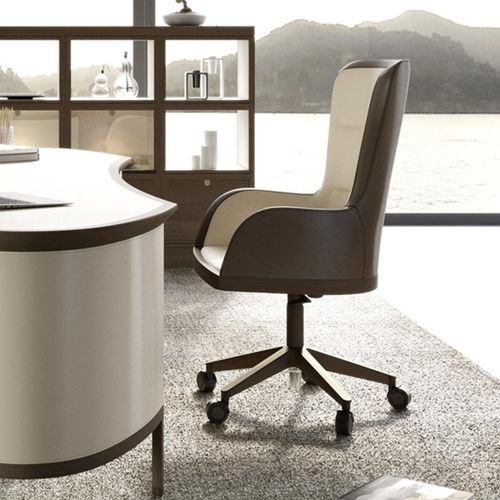 Moderner Bürostuhl - DEKA  - DIMENSIONE CHI WING LO - für den Innenraum / Stoff / Leder