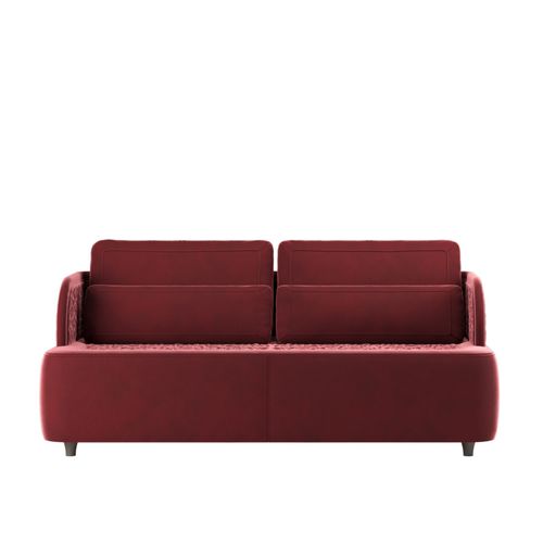 Modernes Sofa - XARI  - DIMENSIONE CHI WING LO - Stoff / Leder / mit Armlehnen