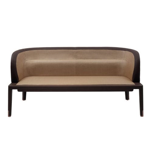 Modernes Sofa - EDRA - DIMENSIONE CHI WING LO - Stoff / Leder / mit Armlehnen