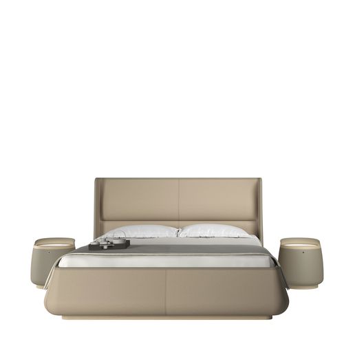 Doppelbett - NEOS - DIMENSIONE CHI WING LO - modern / Polster / gepolstertes Kopfteil