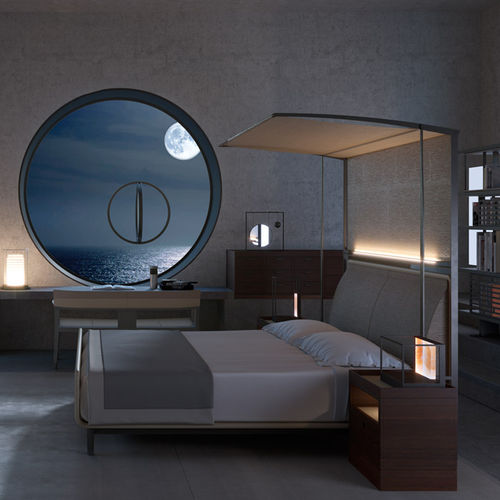 Himmelbett - FORA  - DIMENSIONE CHI WING LO - Doppelbett / modern / gepolstertes Kopfteil