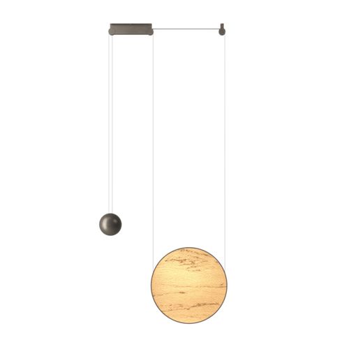 Hängelampe - OSEE - DIMENSIONE CHI WING LO - Metall / Stein / modern