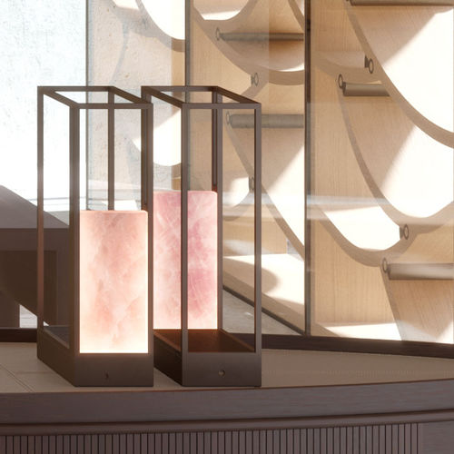 Tischlampe - EGLI  - DIMENSIONE CHI WING LO - Metall / modern / mit Akku