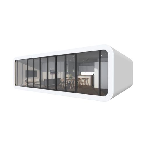Fertigbau-Mikrohaus - WHITE - Coodo - Modul / modern / Holz