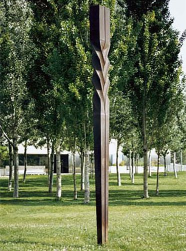 Leuchtsäule / originelles Design - NORD - Colomer - Gusseisen / fluoreszierend / für Außenbereich