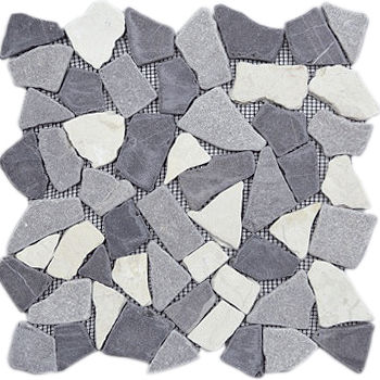 Naturstein-Mosaikfliese - NOA GRIS - Mosavit - für den Innenraum / für Außenbereich / Wand