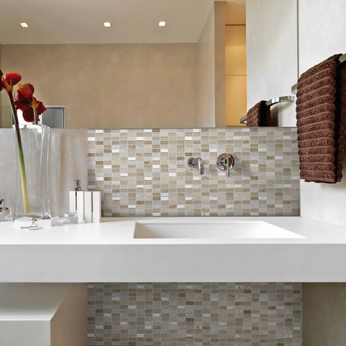 Marmor-Mosaikfliese - CITY - Mosavit - für Küche / für Badezimmer / Wand