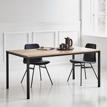 Moderner Tisch - LESS IS MORE - DK3 - Eiche / Massivholz / Nussbaum