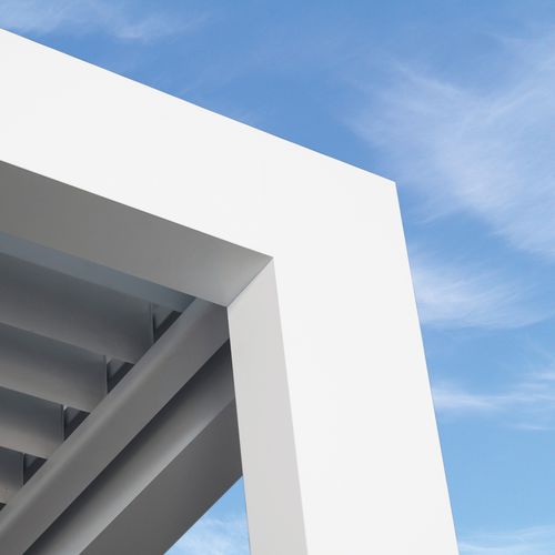 Stahlstruktur für Pergola - STRUTTURE  - STUDIO 66 - Outdoor Creations - Fertig / Aluminium / Stahl