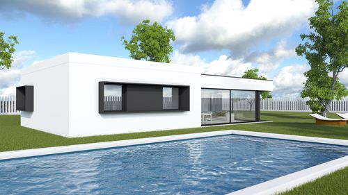 Fertigbauhaus - MODULOR : M0 - HORMIPRESA - umweltfreundlich / Modul / modern