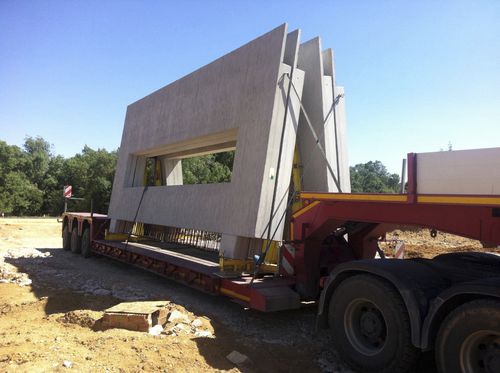 Betonmauer - IWALL - HORMIPRESA - Fertigbau / mit modularen Platten