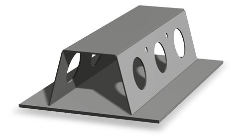 Stahltragbalken - DELTABEAM™ - HORMIPRESA - für Boden / Fertig