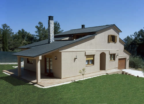 Fertigbauhaus - TRADIXALET : MASIA - HORMIPRESA - umweltfreundlich / modern / 2-Etagen