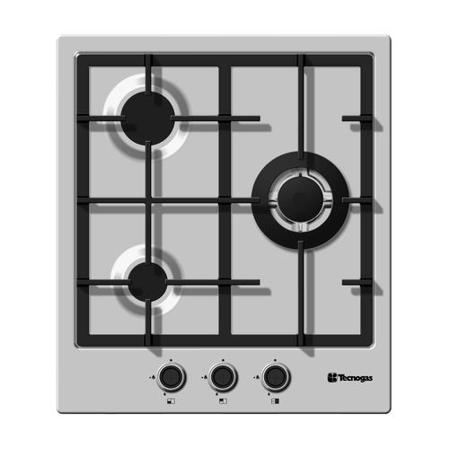Gaskochfeld - PN45GVF3LGX - Tecno SpA - mit 1 Kochfeld / Einbau / mit Drehknöpfen