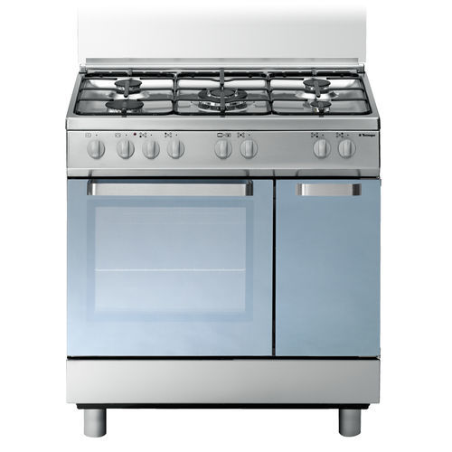 Gasherd - D827XS - Tecno SpA - elektrisch / mit 5 Kochfeldern / mit 1 Ofen