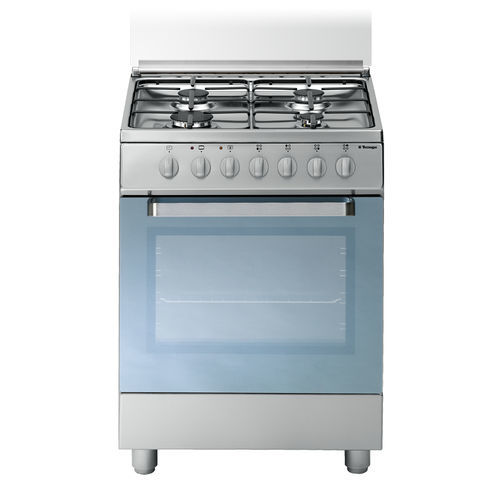 Gasherd - D53NXS - Tecno SpA - elektrisch / mit 4 Kochfeldern / mit 1 Ofen