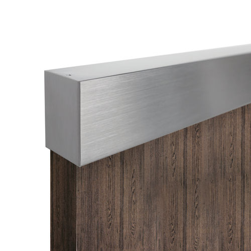 Edelstahl-Schiebesystem - PLANEO 60 PRO - Griffwerk GmbH - für Holztür / mit versteckten Laufrollen / wandmontiert