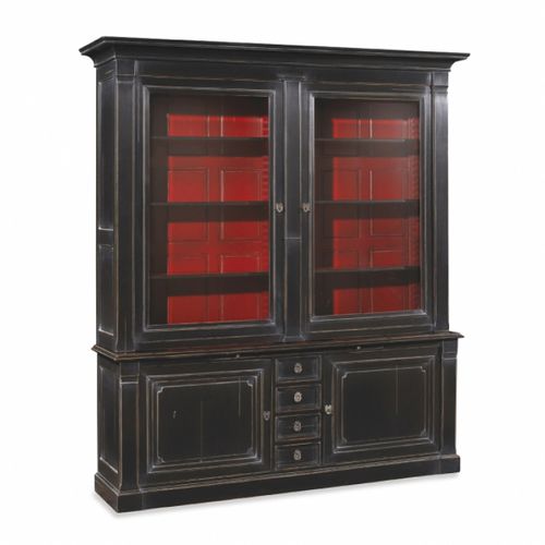 Klassisches Bücherregal - MONTESPAN - Oficina Inglesa - Eiche / Mahagoni / Kirschbaum