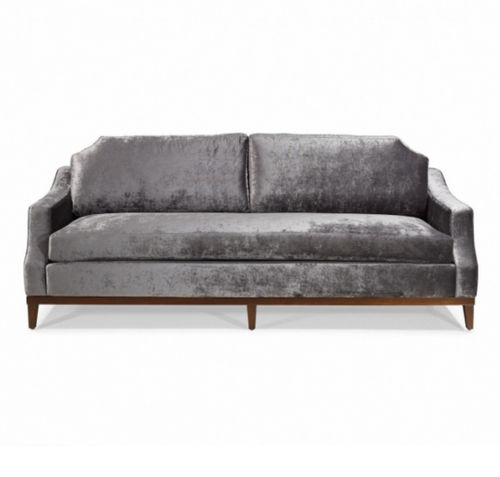 Modernes Sofa - ABRAHAM - Oficina Inglesa - Stoff / Leder / mit Armlehnen