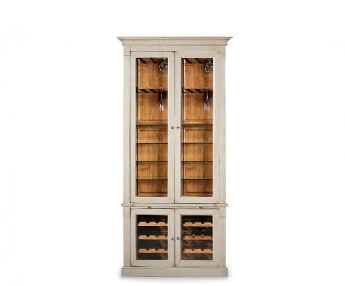 Klassischer Barschrank - BERRIER  - Oficina Inglesa - Eiche / Kirschbaum / Mahagoni