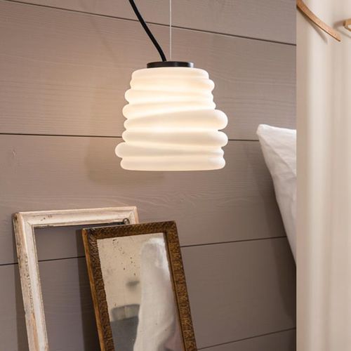 Hängelampe - BIBENDUM  - KARMAN - Glas / modern / mit Kabel