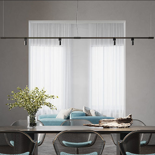 LED-Schienenleuchte - TURN IT  - KARMAN - linear / Aluminium / für Gewerbegebrauch