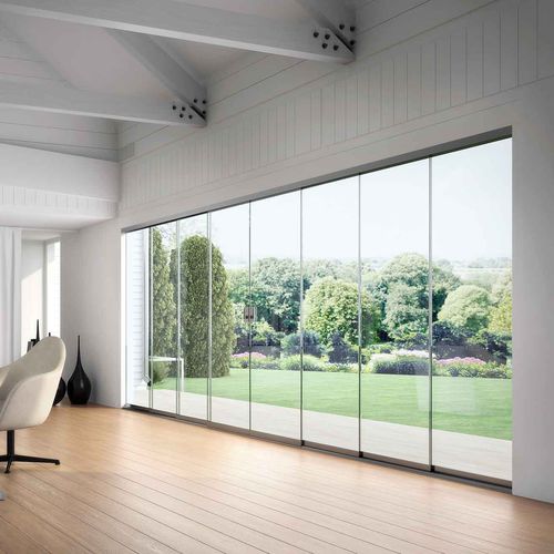 Glasschiebetür - SCENICA - DIRELLO S.R.L - Aluminium