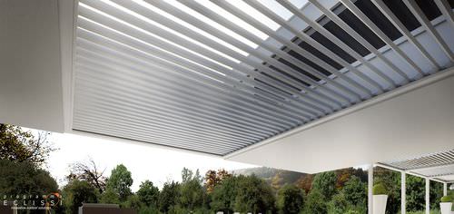 Aluminium-Sonnenschutzlamelle - BIOSHADE  - DIRELLO S.R.L - für Dach / motorisierte verstellbare / motorisiert