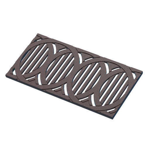 Gusseisen-Ablaufrost - DEL SOL - IRONSMITH - für öffentliche Bereiche