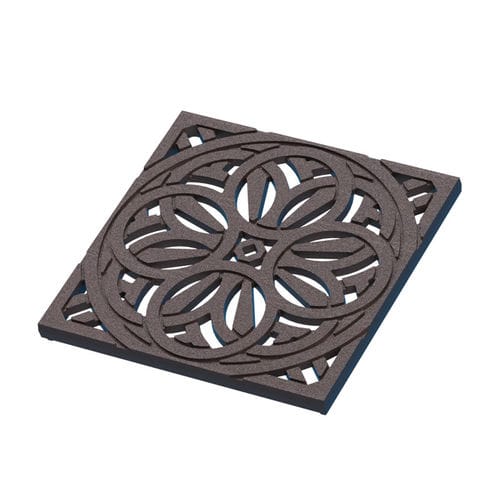 Gusseisen-Ablaufrost - DEL SOL 9055DR-12 - IRONSMITH - für öffentliche Bereiche
