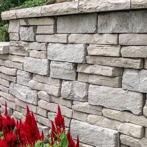 Massiv-Betonstein - RIVERCREST® - UNILOCK - Dekor / für Gartenzäune / für Pfeiler