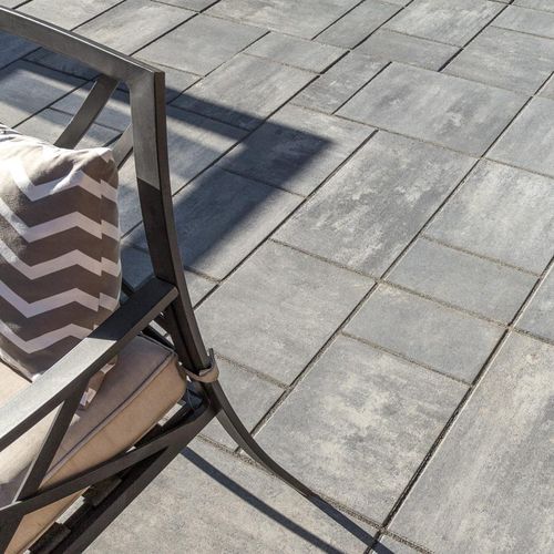 Stein-Pflasterstein - TREO® SMOOTH - UNILOCK - für Außenbereich / für Pool / für Terrasse