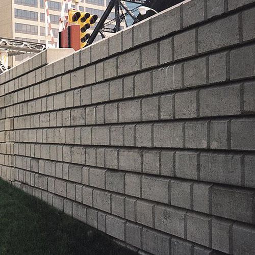 Massiv-Betonstein - DURAHOLD® - UNILOCK - für Gartenzäune / Steinoptik