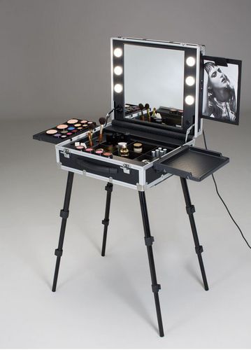 Moderner Schminktisch - VPET-10 COMPACT - CANTONI - Kunststoff / für Frisörsalon / mit Hintergrundbeleuchtung
