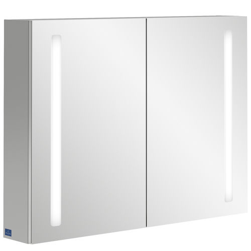 Badezimmerschrank mit Spiegel / mit integrierter Beleuchtung - MY VIEW 14+ : A433G1 - Villeroy & Boch - modern / wandmontiert