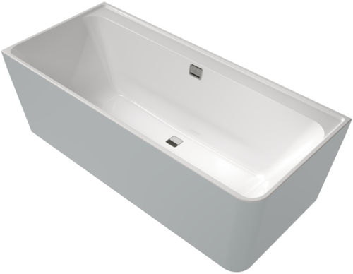 Badewanne für Eckeinbau - COLLARO : UBA180COR9CLBCVD - Villeroy & Boch - freistehend / Acryl / doppelt