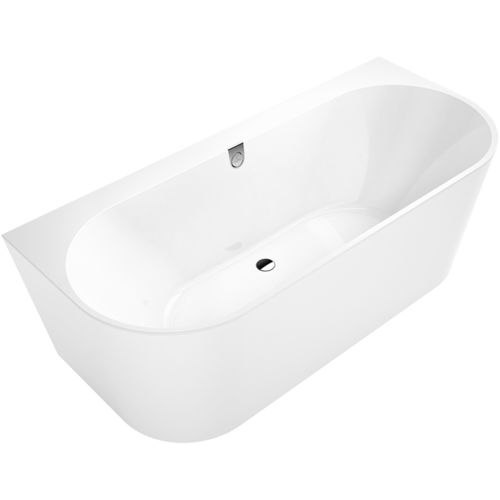 Ovale Badewanne - OBERON 2.0 : UBQ180OBR9CD00V - Villeroy & Boch - freistehend / Verbundwerkstoff / Massage