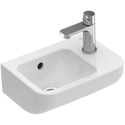 Wand-Waschbecken - ARCHITECTURA : 437336 - Villeroy & Boch - Keramik / Mischbatterie / rechteckig