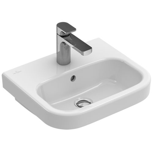 Wand-Waschbecken - ARCHITECTURA: 437350 - Villeroy & Boch - Keramik / Mischbatterie / rechteckig