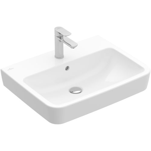 Wand-Waschbecken - O.NOVO: 4A416G - Villeroy & Boch - Keramik / Mischbatterie / rechteckig
