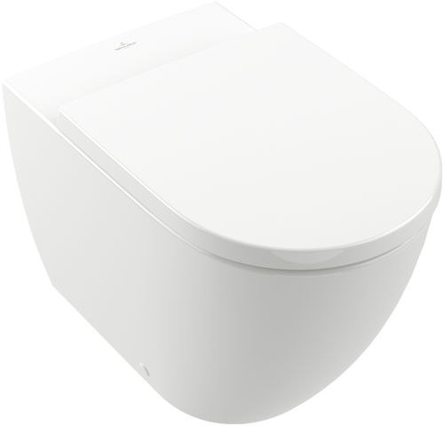 Hock-WC - Subway 3.0: 4671T0 - Villeroy & Boch - freistehend / Keramik / für öffentliche Sanitäreinrichtungen