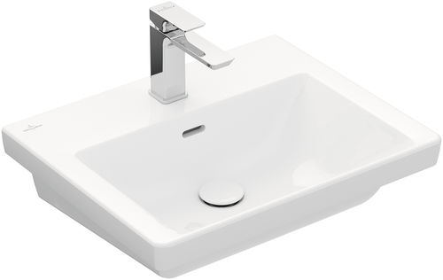 Wand-Waschbecken - SUBWAY 3.0: 4A7056 - Villeroy & Boch - Keramik / rechteckig / modern