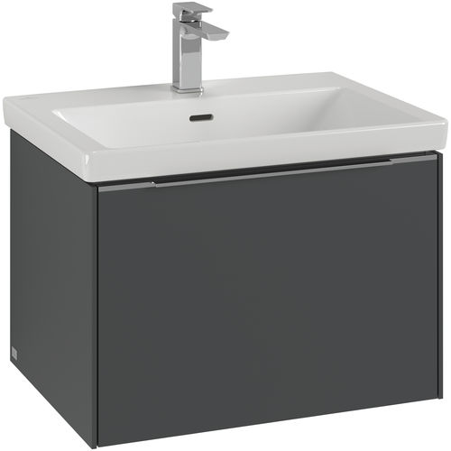Wandhängender Waschtisch-Unterschrank - SUBWAY 3.0: C575L2 - Villeroy & Boch - Holz / modern / mit Schubladen