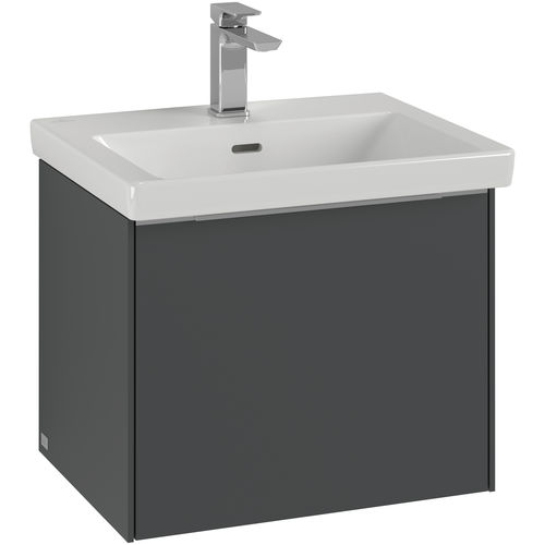 Wandhängender Waschtisch-Unterschrank - SUBWAY 3.0: C57900 - Villeroy & Boch - Holz / Aluminium / modern