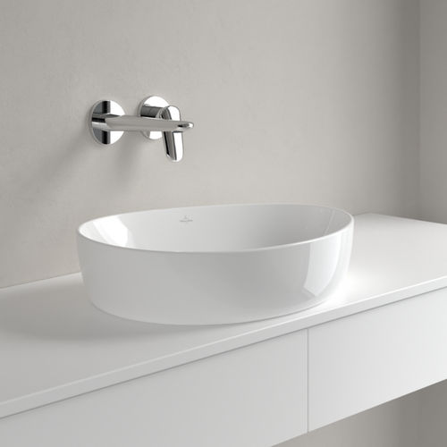 Aufsatzwaschbecken - ANTAO : 4A7351XX - Villeroy & Boch - Keramik / Hochglanz / oval