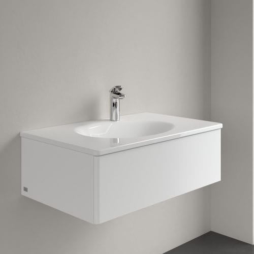 Wand-Waschbecken - ANTAO : 4A75 81 XX - Villeroy & Boch - Keramik / Hochglanz / rechteckig