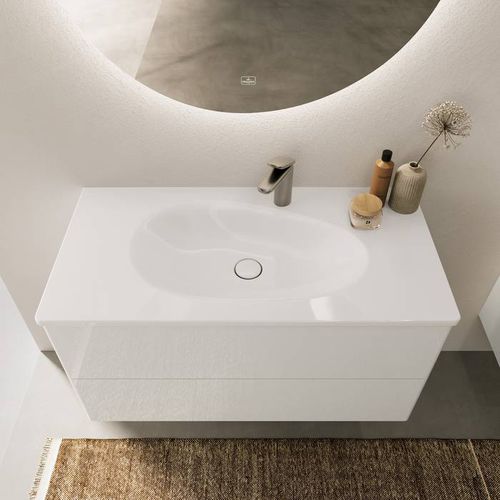 Wand-Waschbecken - ANTAO : 4A76 A2 XX - Villeroy & Boch - Keramik / Hochglanz / rechteckig